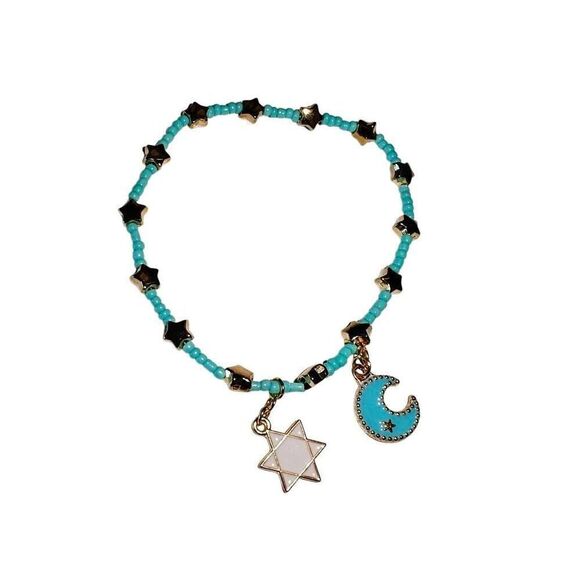 Handmade Beaded Stretch Bracelet - Picture 1 of 1